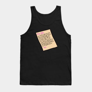 dear john (taylor's version) Tank Top